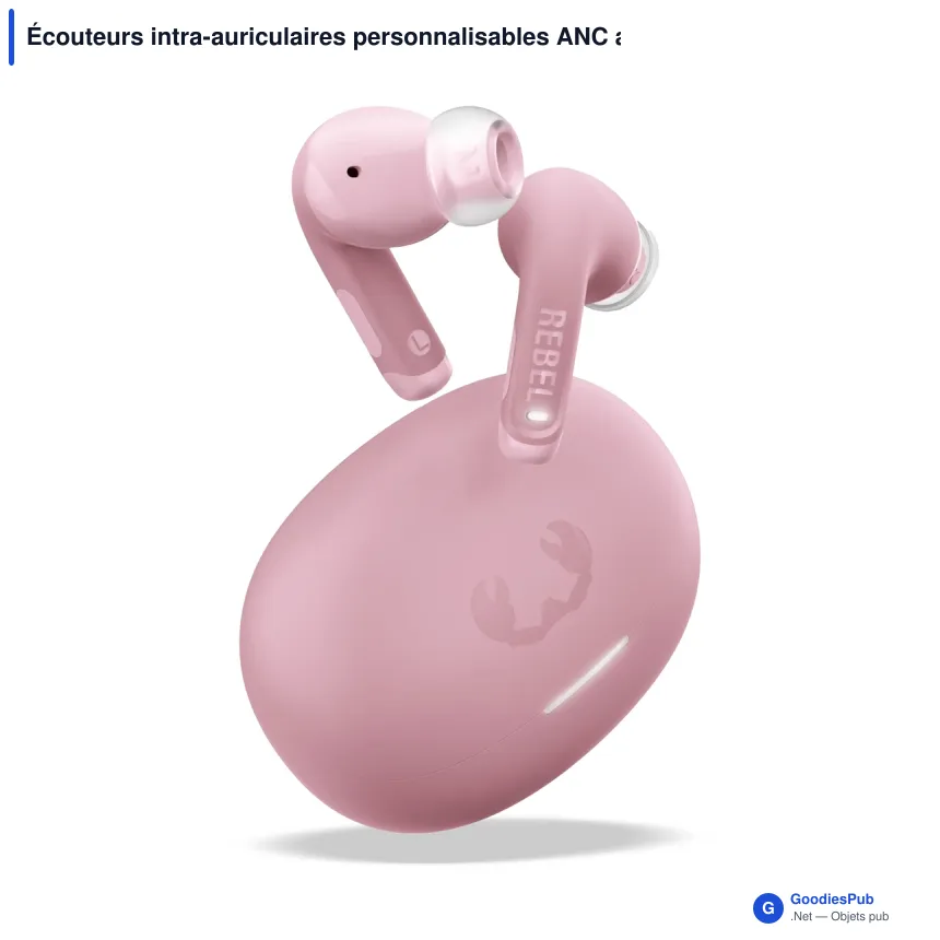Écouteurs intra-auriculaires personnalisables ANC avec logo - Fresh 'n Rebel Twins Fuse 2 - Image 6
