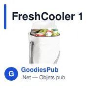 Glacière personnalisable FreshCooler 12 Pack avec logo - Miniature 1