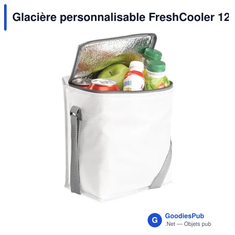 Glacière personnalisable FreshCooler 12 Pack avec logo