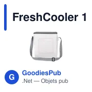 Glacière personnalisable FreshCooler 12 Pack avec logo - Miniature 2