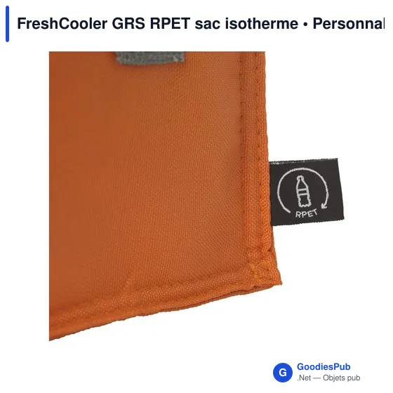 Sac isotherme personnalisable FreshCooler GRS RPET pour logo - Image 12