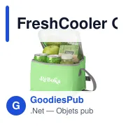 Sac isotherme personnalisable FreshCooler GRS RPET pour logo - Miniature 3