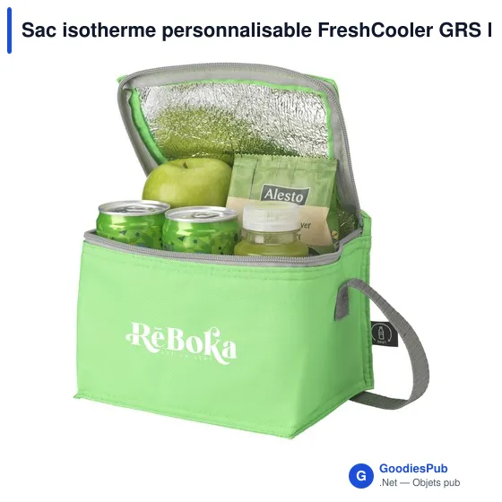 Sac isotherme personnalisable FreshCooler GRS RPET pour logo - Image 3