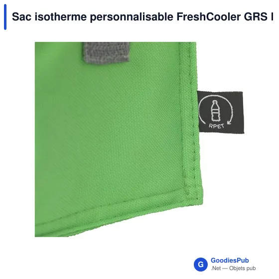 Sac isotherme personnalisable FreshCooler GRS RPET pour logo - Image 5