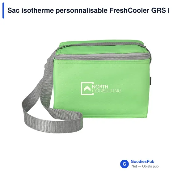 Sac isotherme personnalisable FreshCooler GRS RPET pour logo - Image 7