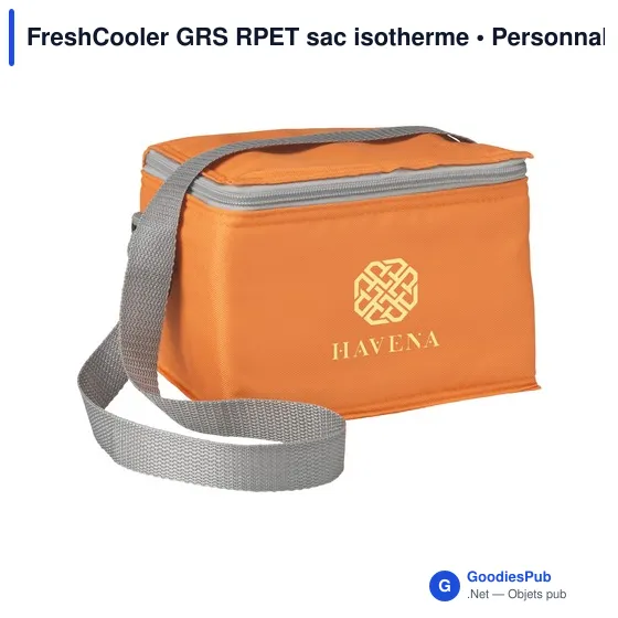 Sac isotherme personnalisable FreshCooler GRS RPET pour logo - Image 8