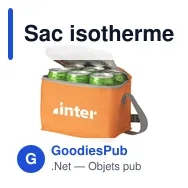 Sac isotherme personnalisable FreshCooler GRS RPET pour logo - Miniature 9