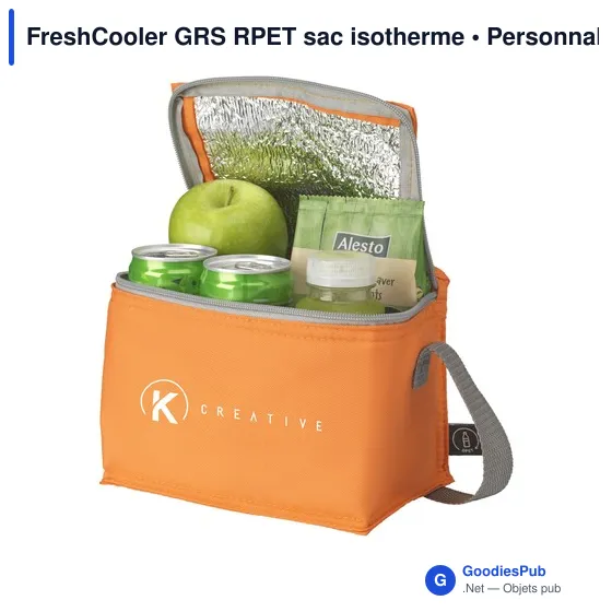 Sac isotherme personnalisable FreshCooler GRS RPET pour logo - Image 10