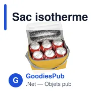 Sac isotherme personnalisable FreshCooler avec logo - Miniature 1