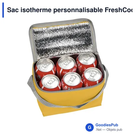 Sac isotherme personnalisable FreshCooler avec logo
