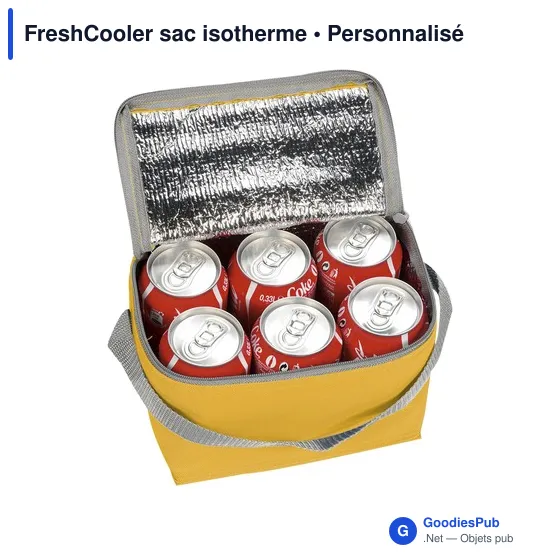 Sac isotherme personnalisable FreshCooler avec logo - Image 1