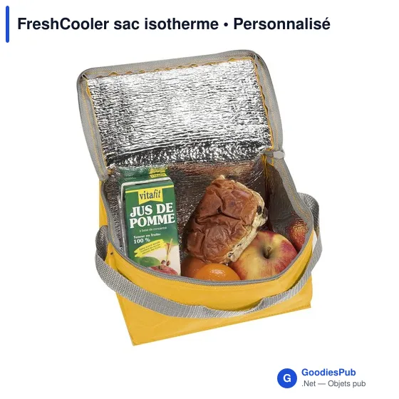Sac isotherme personnalisable FreshCooler avec logo - Image 2