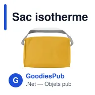 Sac isotherme personnalisable FreshCooler avec logo - Miniature 6