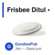 Frisbee Ditul - Miniature 1
