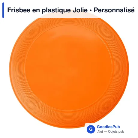 Frisbee en plastique Jolie