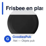 Frisbee en plastique Jolie - Miniature 5