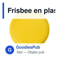 Frisbee en plastique Jolie - Miniature 6