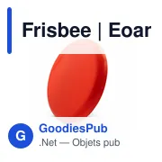 Frisbee personnalisable avec logo - Eoan - Miniature 1