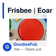 Frisbee personnalisable avec logo - Eoan - Miniature 2