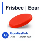 Frisbee personnalisable avec logo - Eoan - Miniature 3