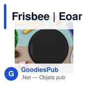 Frisbee personnalisable avec logo - Eoan - Miniature 6