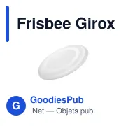Frisbee Girox - Miniature 1