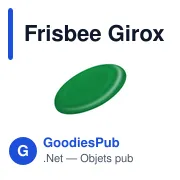 Frisbee Girox - Miniature 3