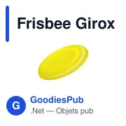 Frisbee Girox - Miniature 5