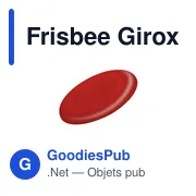 Frisbee Girox - Miniature 7