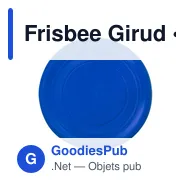 Frisbee Girud - Miniature 1