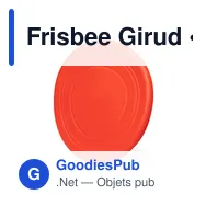 Frisbee Girud - Miniature 3