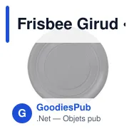 Frisbee Girud - Miniature 5