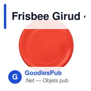 Frisbee Girud - Miniature 9