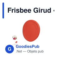 Frisbee Girud - Miniature 10