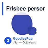 Frisbee personnalisable Lainer avec logo - Écologique et pratique - Miniature 1