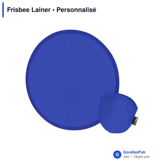 Frisbee personnalisable Lainer avec logo - Écologique et pratique - Image 1