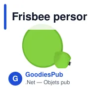 Frisbee personnalisable Lainer avec logo - Écologique et pratique - Miniature 4