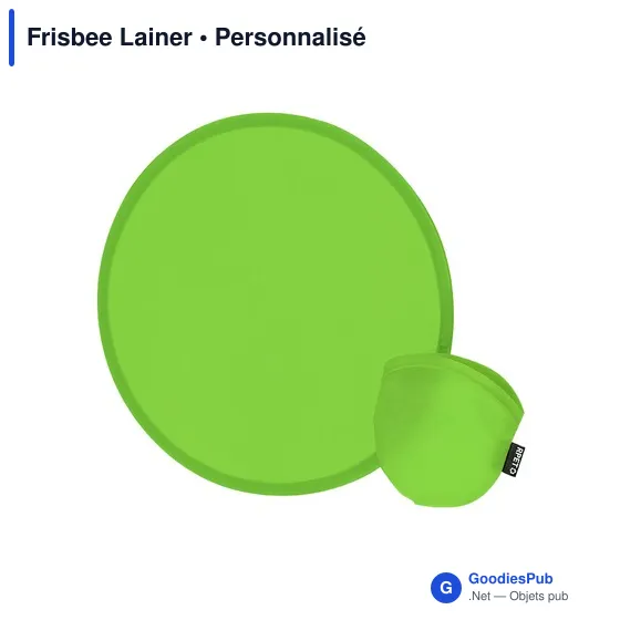 Frisbee personnalisable Lainer avec logo - Écologique et pratique - Image 4