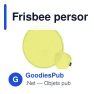 Frisbee personnalisable Lainer avec logo - Écologique et pratique - Miniature 10