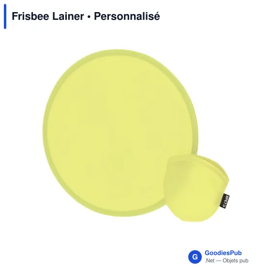 Frisbee personnalisable Lainer avec logo - Écologique et pratique - Image 10