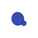Variante bleu - Frisbee personnalisable Lainer avec logo - Écologique et pratique