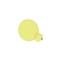 Variante jaune - Frisbee personnalisable Lainer avec logo - Écologique et pratique