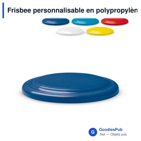 Frisbee personnalisable en polypropylène avec logo - Disque volant