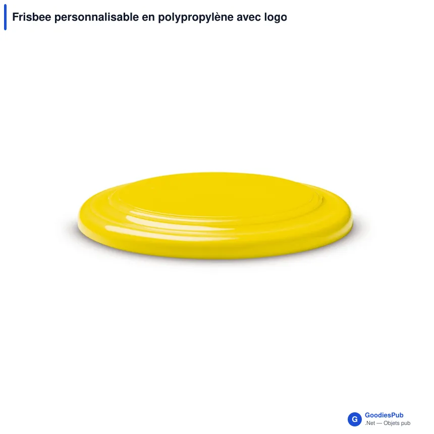 Frisbee personnalisable en polypropylène avec logo - Disque volant - Image 2