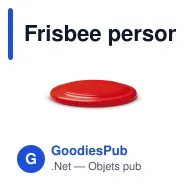 Frisbee personnalisable en polypropylène avec logo - Disque volant - Miniature 3