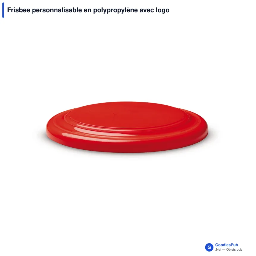Frisbee personnalisable en polypropylène avec logo - Disque volant - Image 3