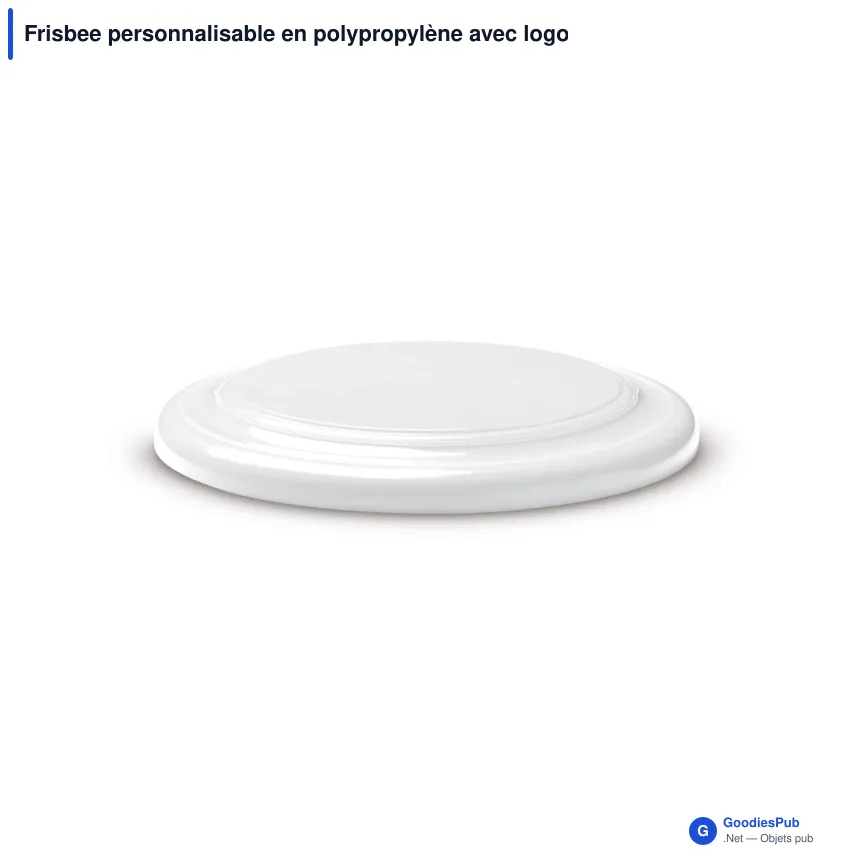 Frisbee personnalisable en polypropylène avec logo - Disque volant - Image 4