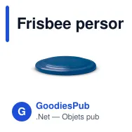 Frisbee personnalisable en polypropylène avec logo - Disque volant - Miniature 5