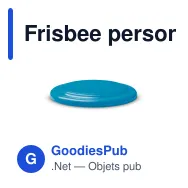 Frisbee personnalisable en polypropylène avec logo - Disque volant - Miniature 6