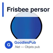 Frisbee personnalisable pliable en nylon et métal avec logo - Pliable - Miniature 2